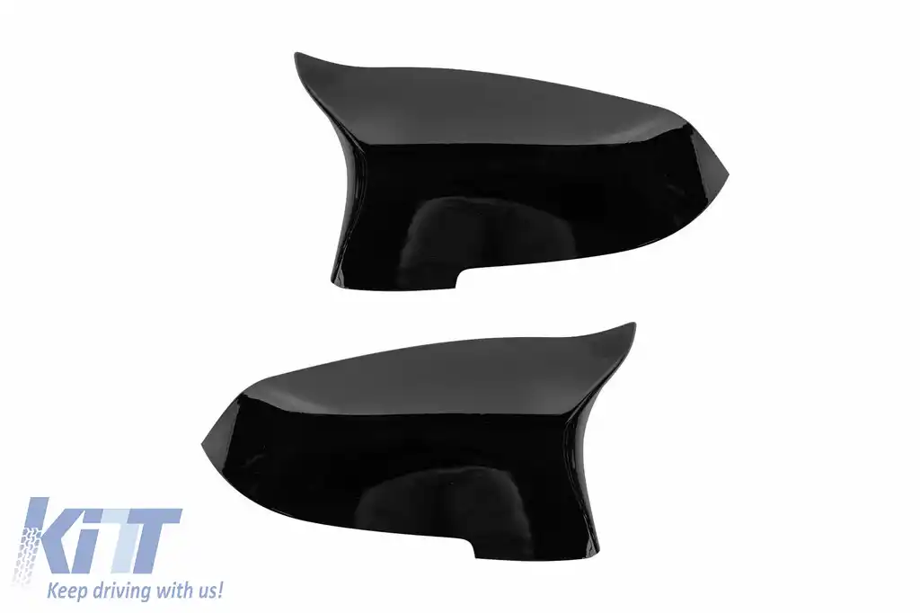 Capace de lac negru tip M potrivite pentru oglinzi standard pe BMW Seria 5 F10, F11, Seria 6 F06, F12, F13, Seria 7 F01, F02