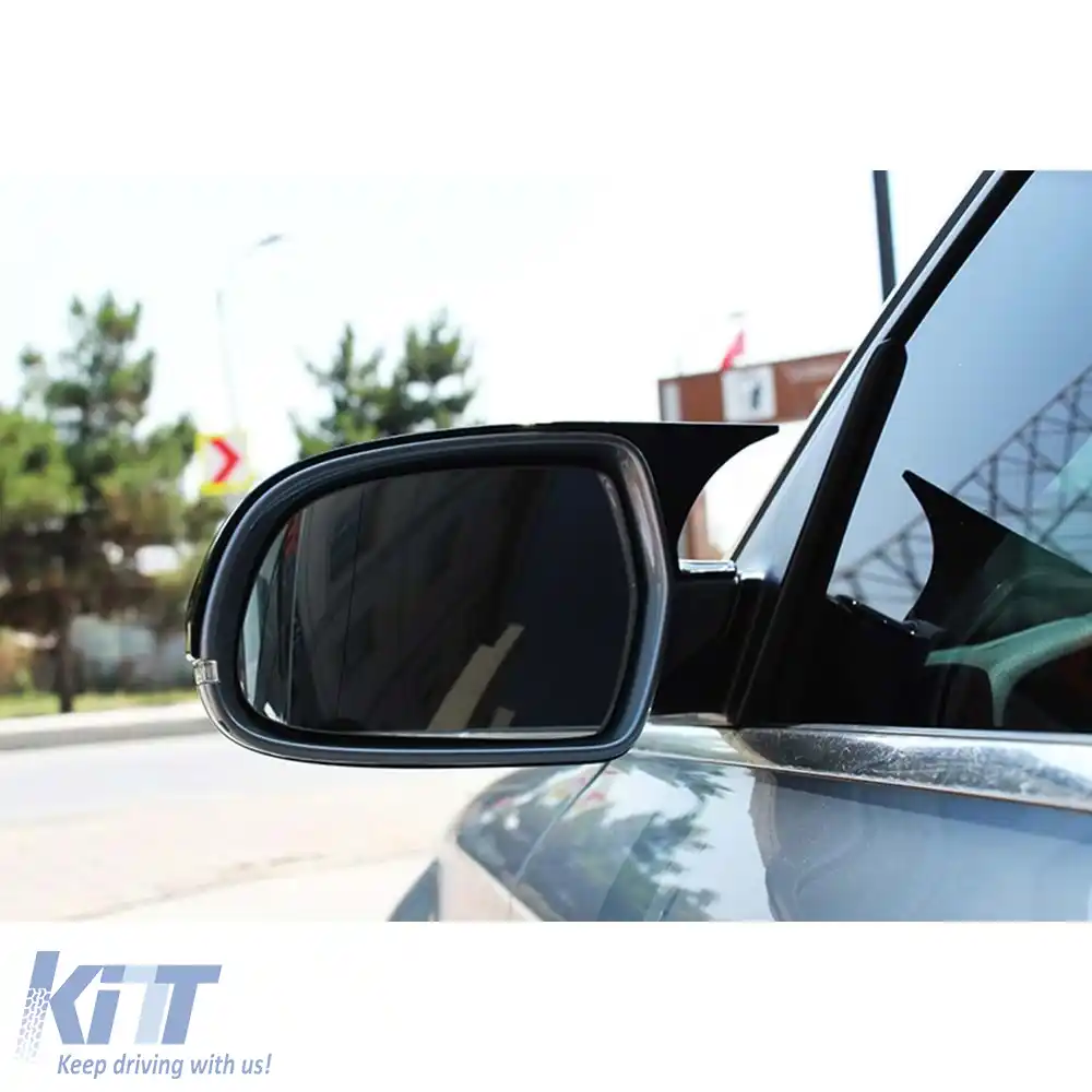 Capace de oglinzi design BATMAN potrivite pentru AUDI A5 B8 2008-2015 SPORTBACK - lac piano negru-image-6260534