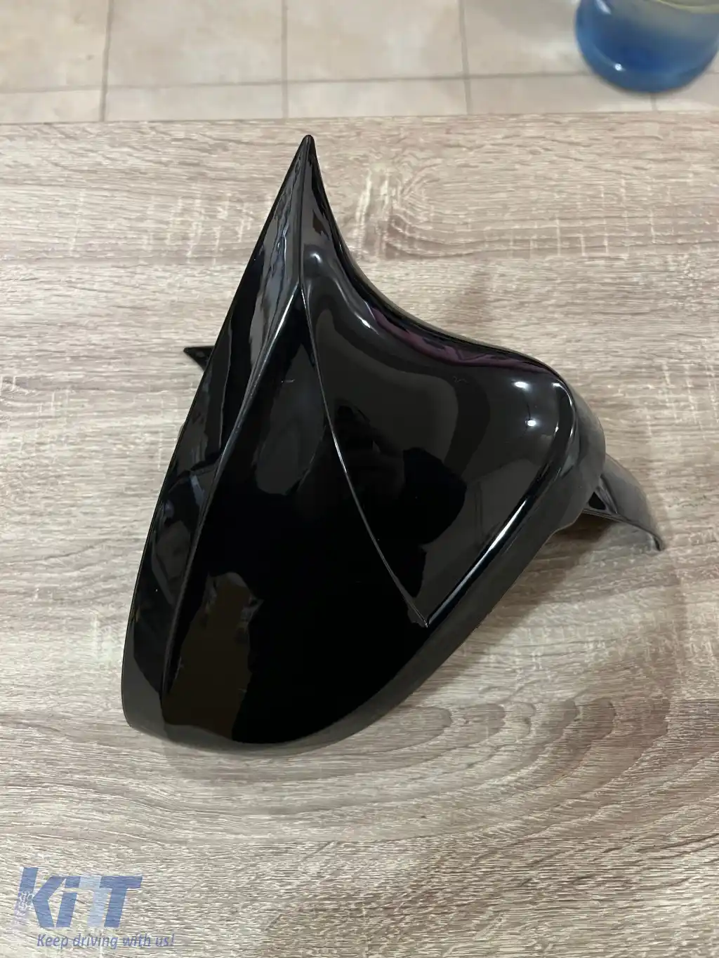 Capace de oglinzi design BATMAN potrivite pentru AUDI A5 B8 2008-2015 SPORTBACK - lac piano negru-image-6260536