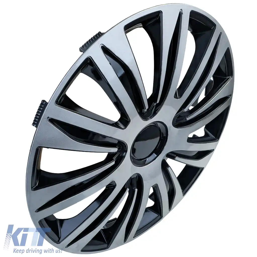 Capace de roți Tenzo-R XII 16 inch argintiu negru set de 4 jante din oțel-image-6210966