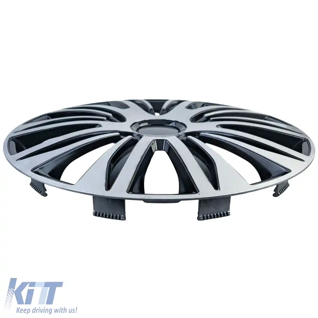 Capace de roți Tenzo-R XII 16 inch argintiu negru set de 4 jante din oțel-image-6210967