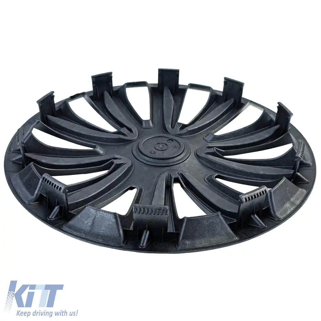 Capace de roți Tenzo-R XII 16 inch argintiu negru set de 4 jante din oțel-image-6210969