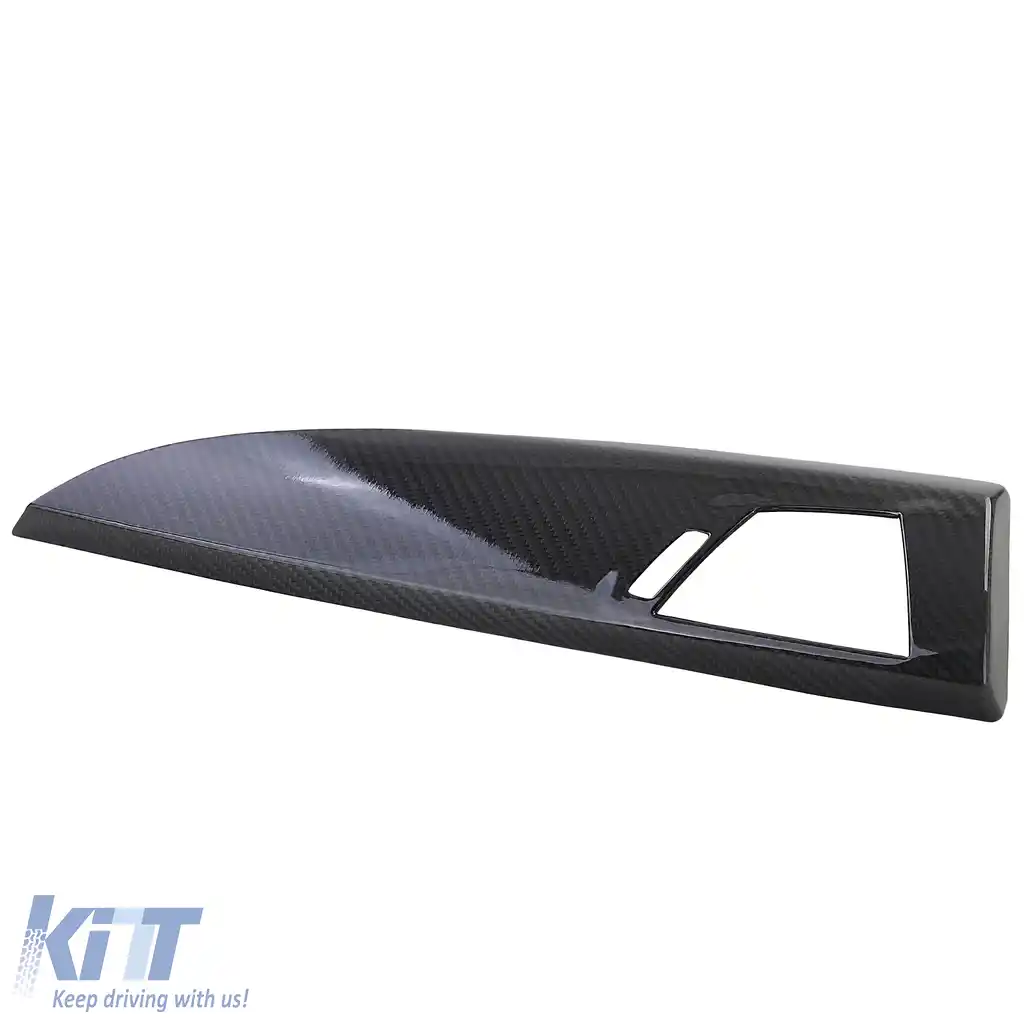 Capace de trim din carbon real pentru tabloul de bord, potrivite pentru BMW Seria 2 F22 F23 13-21-image-6205461