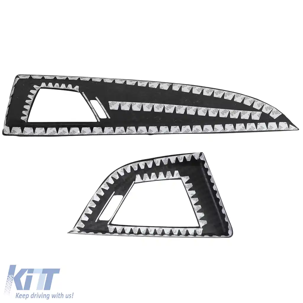 Capace de trim din carbon real pentru tabloul de bord, potrivite pentru BMW Seria 2 F22 F23 13-21-image-6205462