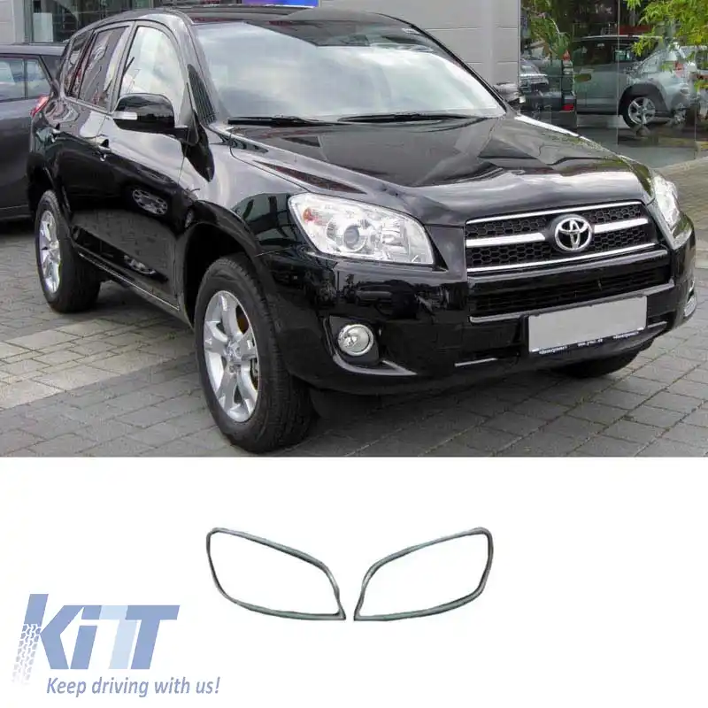 image-26-Capace faruri cromate potrivite pentru Toyota Rav4 06-11 2 buc.