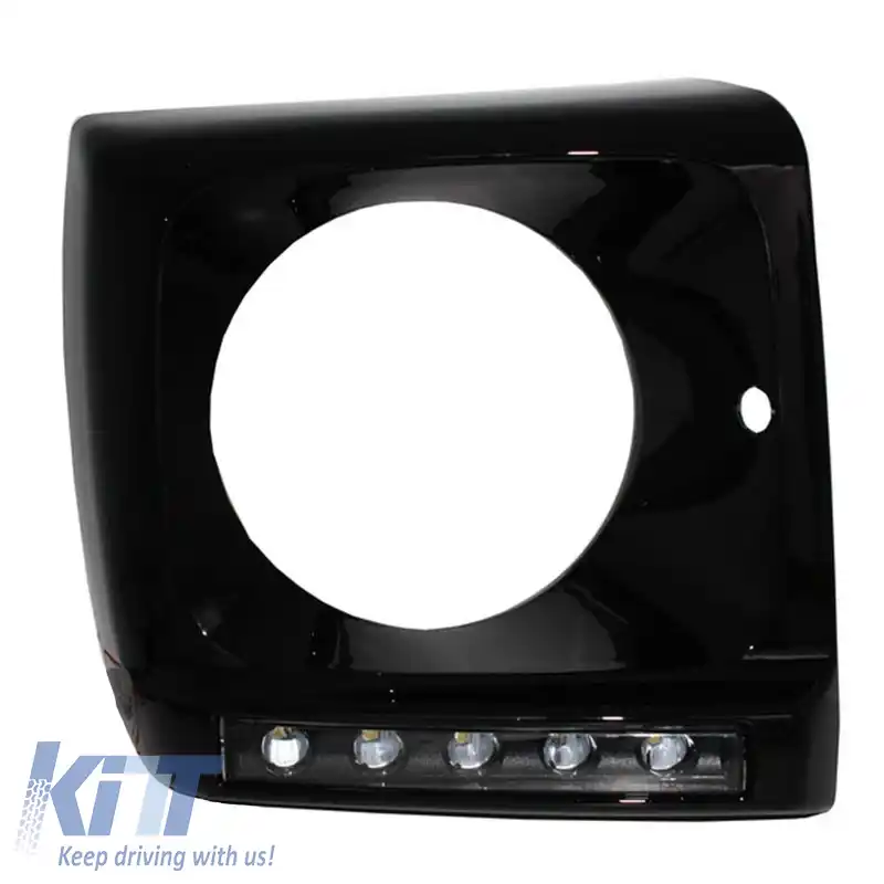Capace Faruri Cu DRL Potrivit pentru Mercedes-Benz G-Class W461/W463 90-15 G55/G65 A Design 4 pc-image-6294905