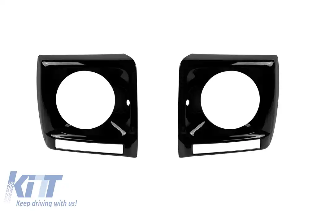 image-14-Capace negre potrivite pentru lumini de zi pentru Mercedes G-Class W463 1989-2012