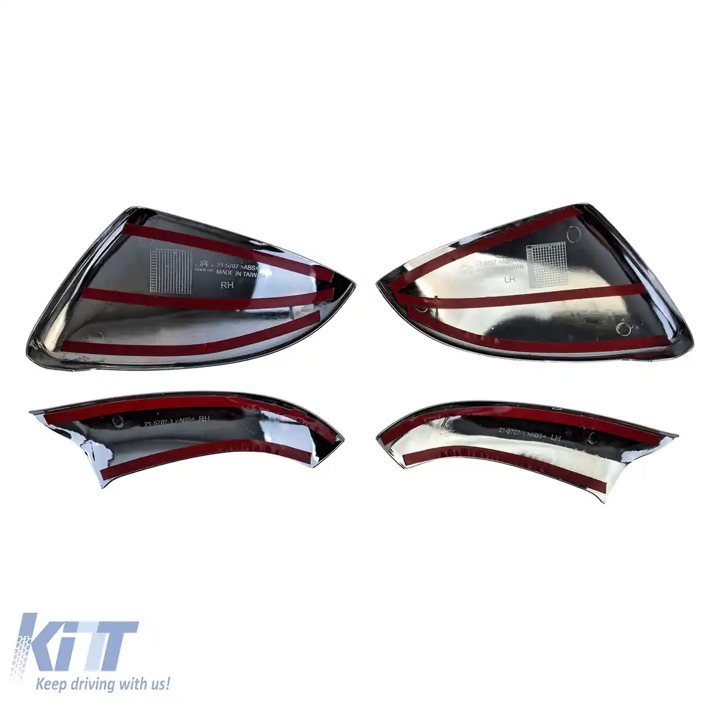 Capace oglinzi alu-look mate set de 4 bucăți potrivit pentru VW Golf 7 2012-2021-image-6194859