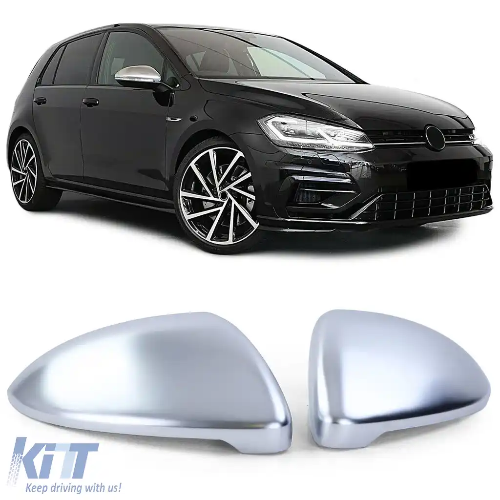 image-51-Capace oglinzi argintii mate pentru înlocuire pentru VW Golf 7 VII 5G1 sedan din 12