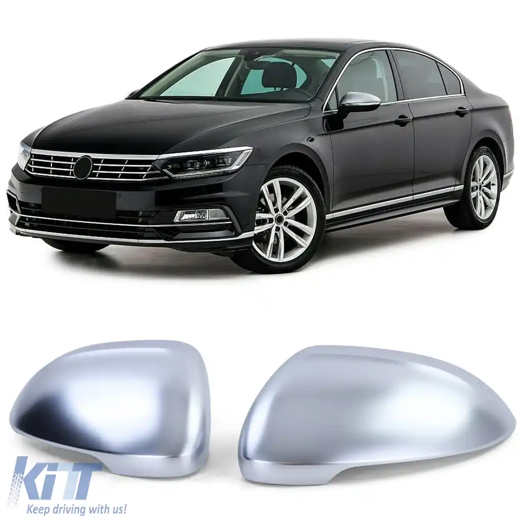 Capace oglinzi argintii mate pentru înlocuire pentru VW Passat Sedan Variant B8 3G din 14