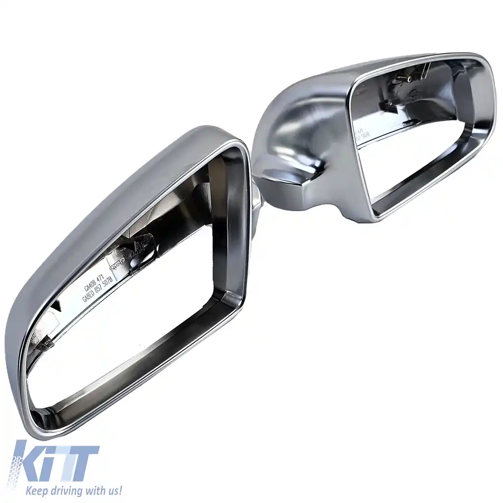 Capace oglinzi argintii mate pentru înlocuire pentru Audi A3 8P A4 8E A6 4F până în 2008-image-6205516