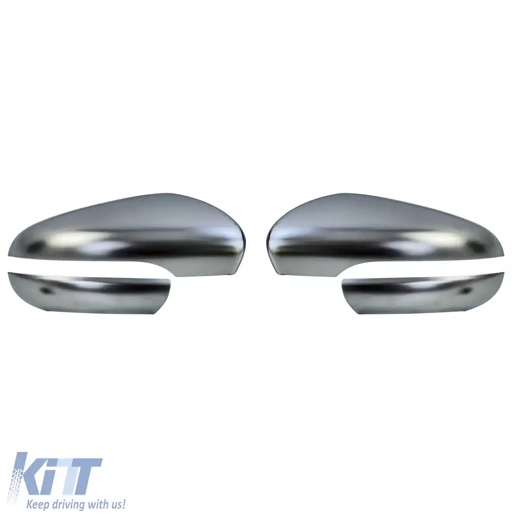 Capace Oglinzi Aspect Aluminiu Mat Capace Oglinzi 4-piese potrivite pentru VW Golf 6 2008-2012-image-6194799