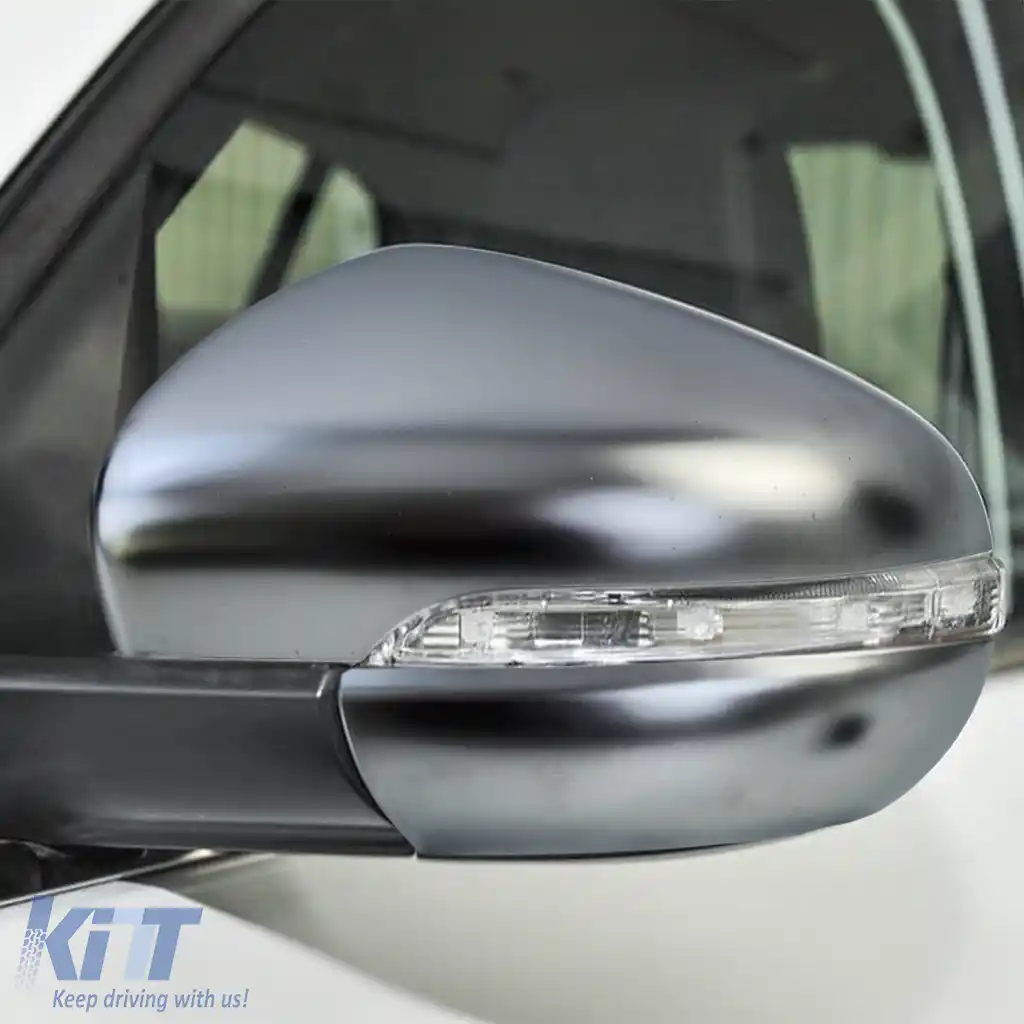 Capace Oglinzi Aspect Aluminiu Mat Capace Oglinzi 4-piese potrivite pentru VW Golf 6 2008-2012-image-6194803