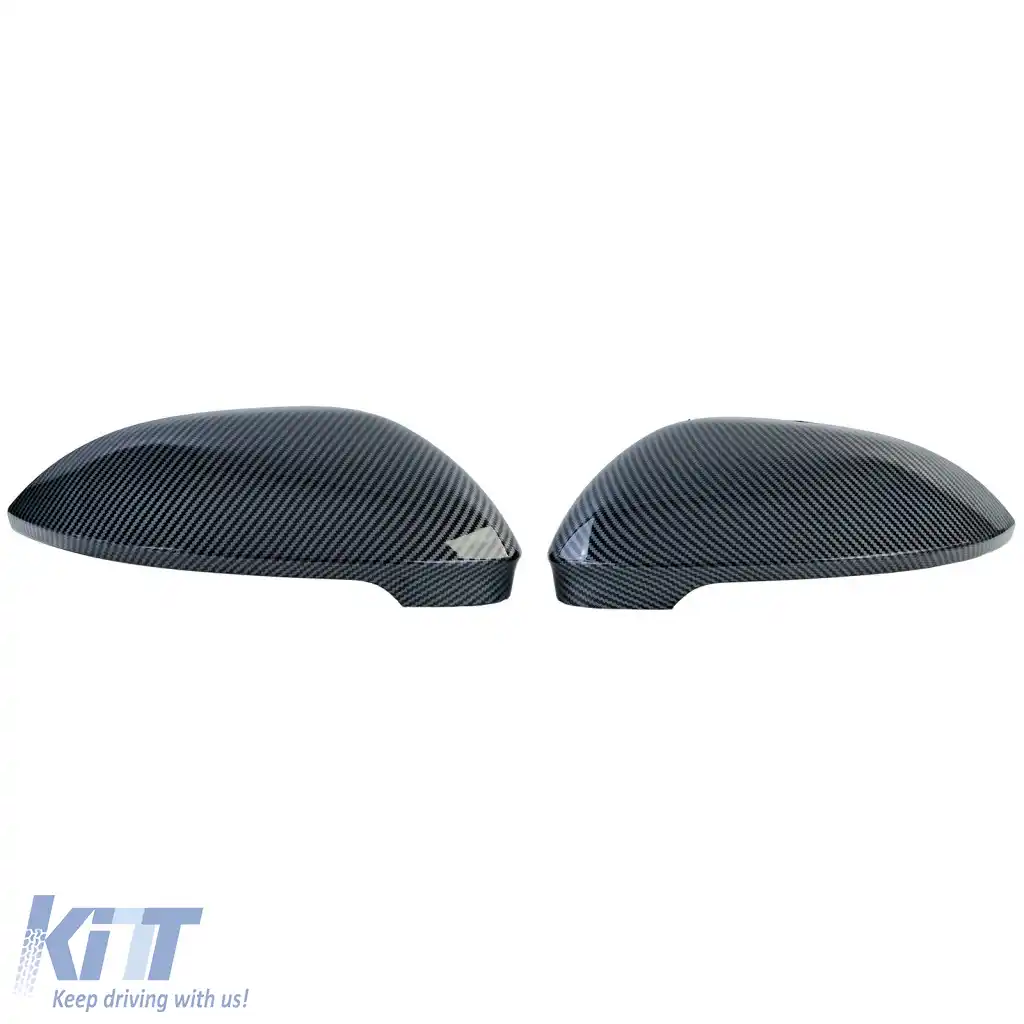 Capace oglinzi aspect carbon pentru înlocuire, potrivite pentru VW Golf 8 2020-2023-image-6265953