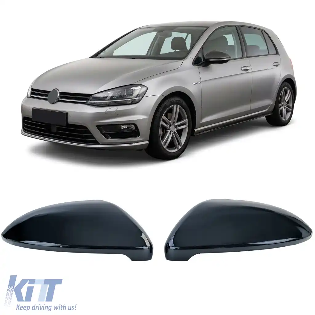 Capace oglinzi Carbon Look pentru înlocuire, potrivite pentru VW Golf 7 2012-2017