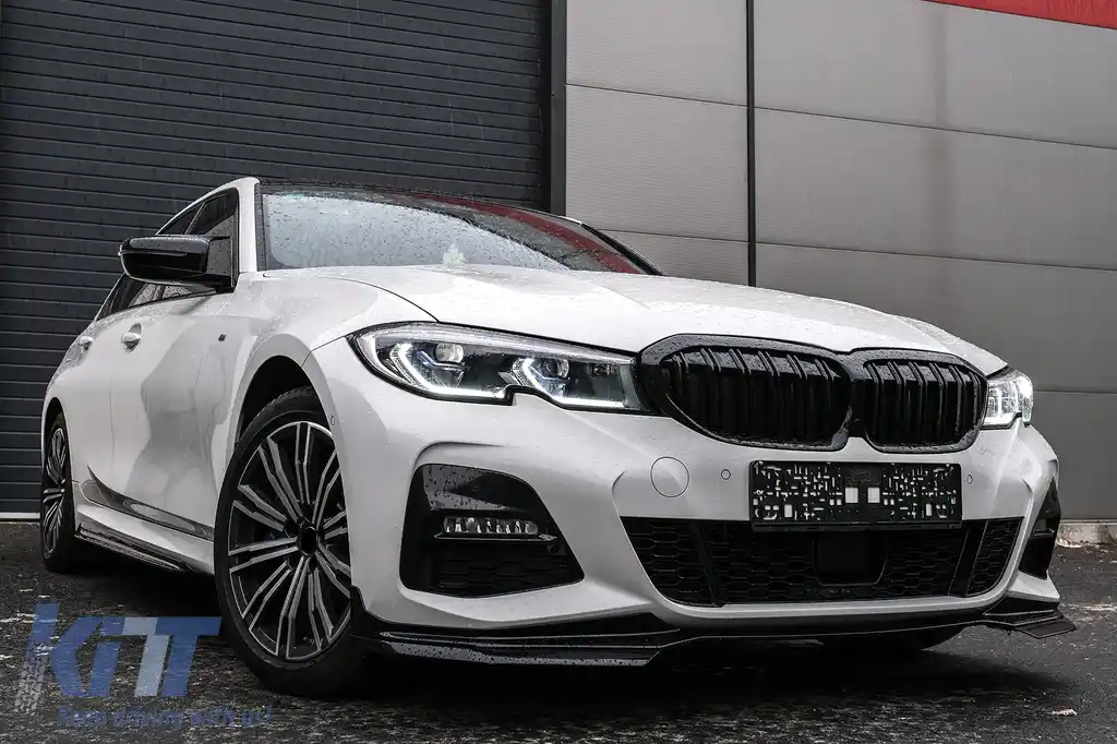 Capace oglinzi compatibil cu BMW 3 Series G20 G21 G28 (2017-up) M Sport Design Negru Lucios LHD-image-6092838