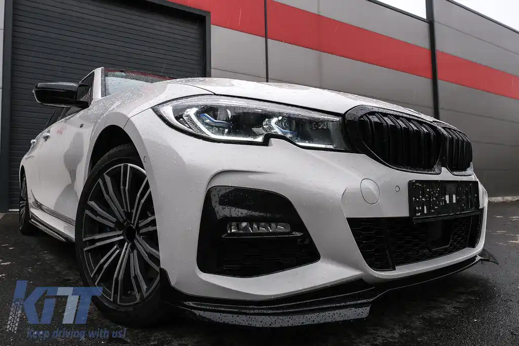 Capace oglinzi compatibil cu BMW 3 Series G20 G21 G28 (2017-up) M Sport Design Negru Lucios LHD-image-6092839