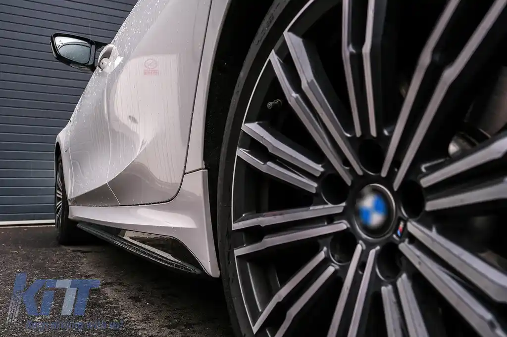 Capace oglinzi compatibil cu BMW 3 Series G20 G21 G28 (2017-up) M Sport Design Negru Lucios LHD-image-6092848