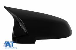 Capace oglinzi compatibil cu BMW 5 Series F10 F11 F07 LCI (2015-2017) 6 Series F06 F12 F13 LCI (2014-2018) 7 Series F01 F02 F03 LCI (2012-2015) Negru Lucios M Design-image-6056201