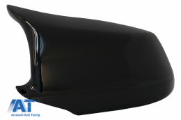 Capace oglinzi compatibil cu BMW Seria 5 F10 F11 F18 Non LCI (07.2010-2013) Negru Lucios M Design-image-6077083