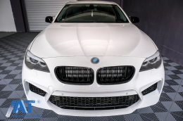 Capace oglinzi compatibil cu BMW Seria 5 F10 F11 F18 Non LCI (07.2010-2013) Negru Lucios M Design-image-6082732