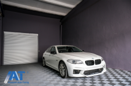 Capace oglinzi compatibil cu BMW Seria 5 F10 F11 F18 Non LCI (07.2010-2013) Negru Lucios M Design-image-6082734
