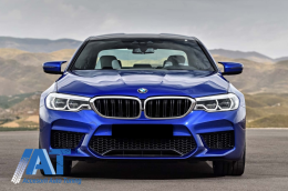 Capace oglinzi compatibil cu BMW Seria 5 G30 G31 G38 (2017-up) Seria 6 G32 (2017-up) Seria 7 G11 G12 (2015-up) Seria 8 G14 G15 (2017-up) M Sport Design Negru Lucios-image-6049515