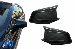 Capace oglinzi compatibil cu BMW Seria 5  F10 F11 F18 Non LCI (07.2010-2013) Carbon Film M Design-image-6076760
