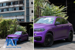 Capace oglinzi compatibil cu BMW X3 F25 X4 F26 X5 F15 X6 F16 (2013-2019) Negru Lucios M Design-image-6049176