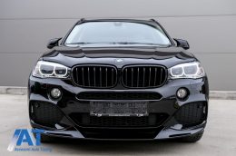 Capace oglinzi compatibil cu BMW X3 F25 X4 F26 X5 F15 X6 F16 (2013-2019) Negru Lucios M Design-image-6072592