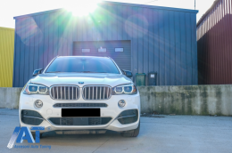 Capace oglinzi compatibil cu BMW X3 F25 X4 F26 X5 F15 X6 F16 (2013-2019) Negru Lucios M Design-image-6072633