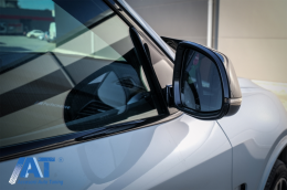 Capace oglinzi compatibil cu BMW X3 F25 X4 F26 X5 F15 X6 F16 (2013-2019) Negru Lucios M Design-image-6072634
