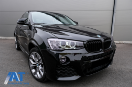 Capace oglinzi compatibil cu BMW X3 F25 X4 F26 X5 F15 X6 F16 (2013-2019) Negru Lucios M Design-image-6074727