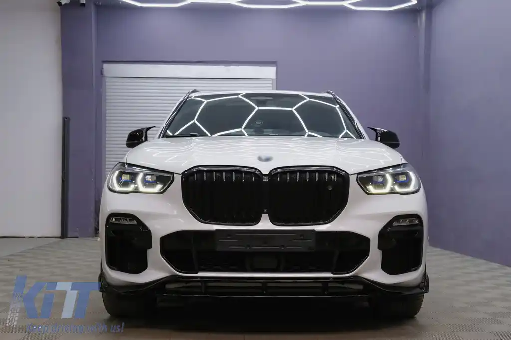 Capace oglinzi compatibil cu BMW X3 G01 X3 G08 X4 G02 X5 G05 X6 G06 X7 G07 (2017-2020) M Sport Design Negru Lucios-image-6104872
