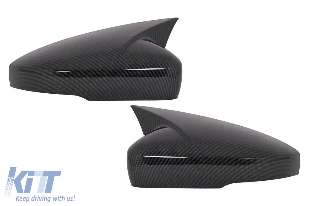 Capace Oglinzi compatibil cu VW Polo 6R 6C MK5 (2009-2017) Up! Hatchback (09.2016-2019) Carbon Look