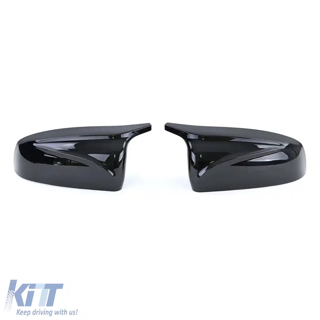 Capace oglinzi de schimb aspect sport lucios negru, potrivite pentru BMW X5 E70 X6 E71-image-6201072