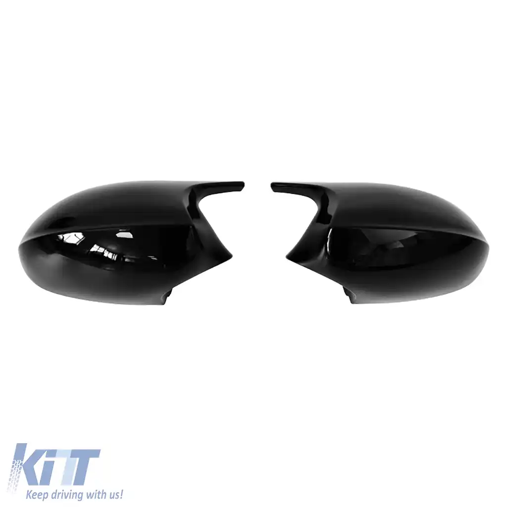 Capace oglinzi de schimb negru lucios potrivite pentru Seria 3 BMW E92 E93 pre-facelift-image-6193998