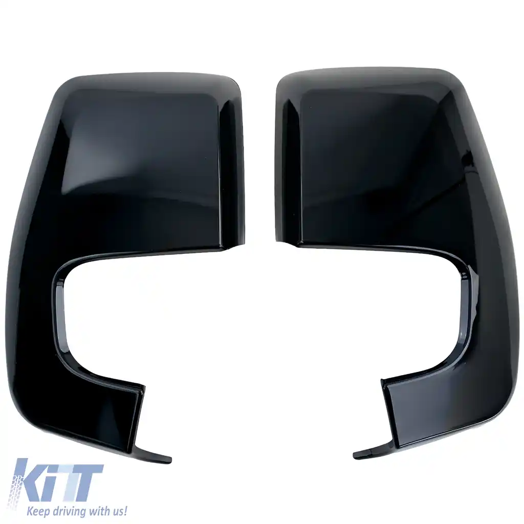 Capace oglinzi negru lucios pentru înlocuire, potrivite pentru Ford Transit Custom 12-23-image-6206855