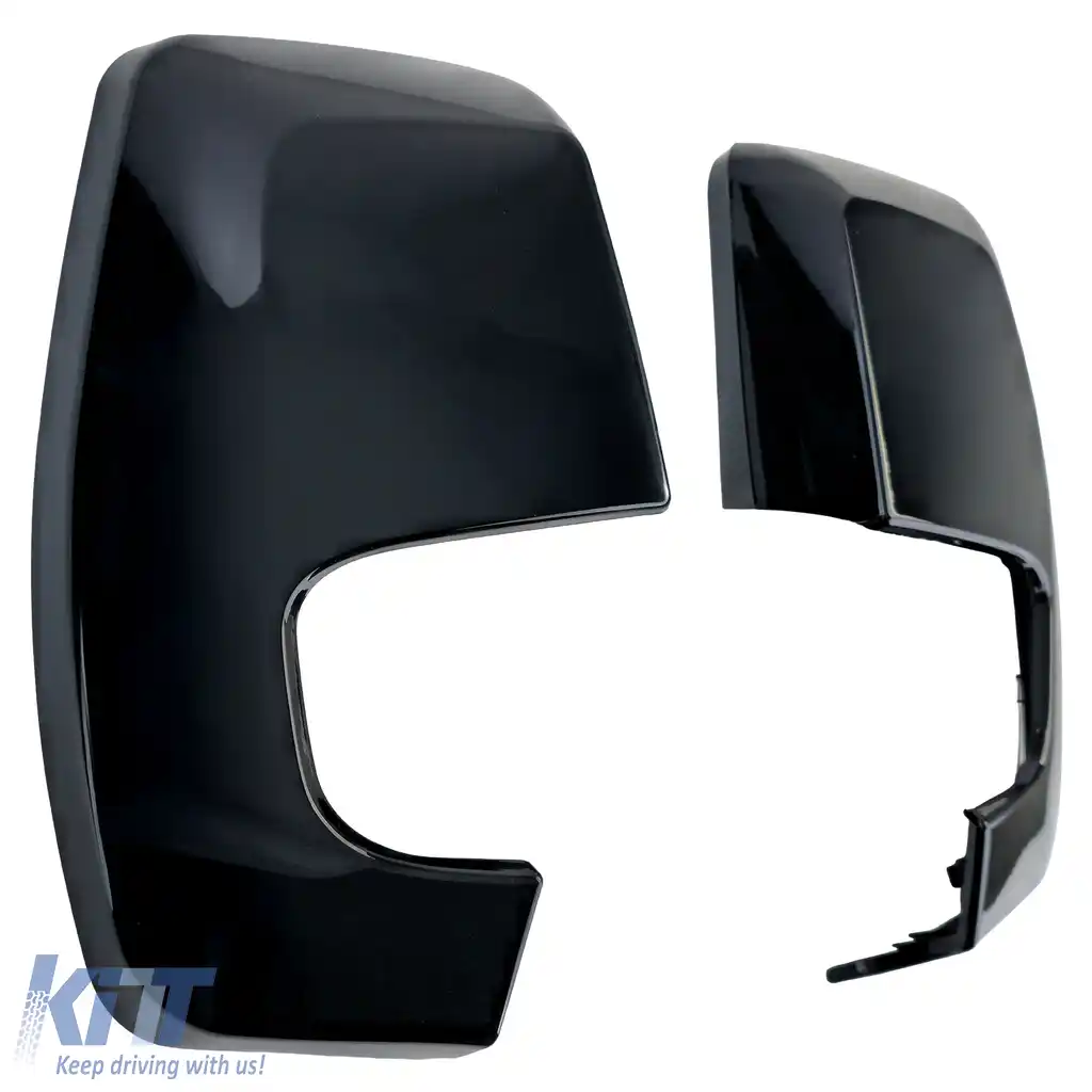 Capace oglinzi negru lucios pentru înlocuire, potrivite pentru Ford Transit Custom 12-23-image-6206857