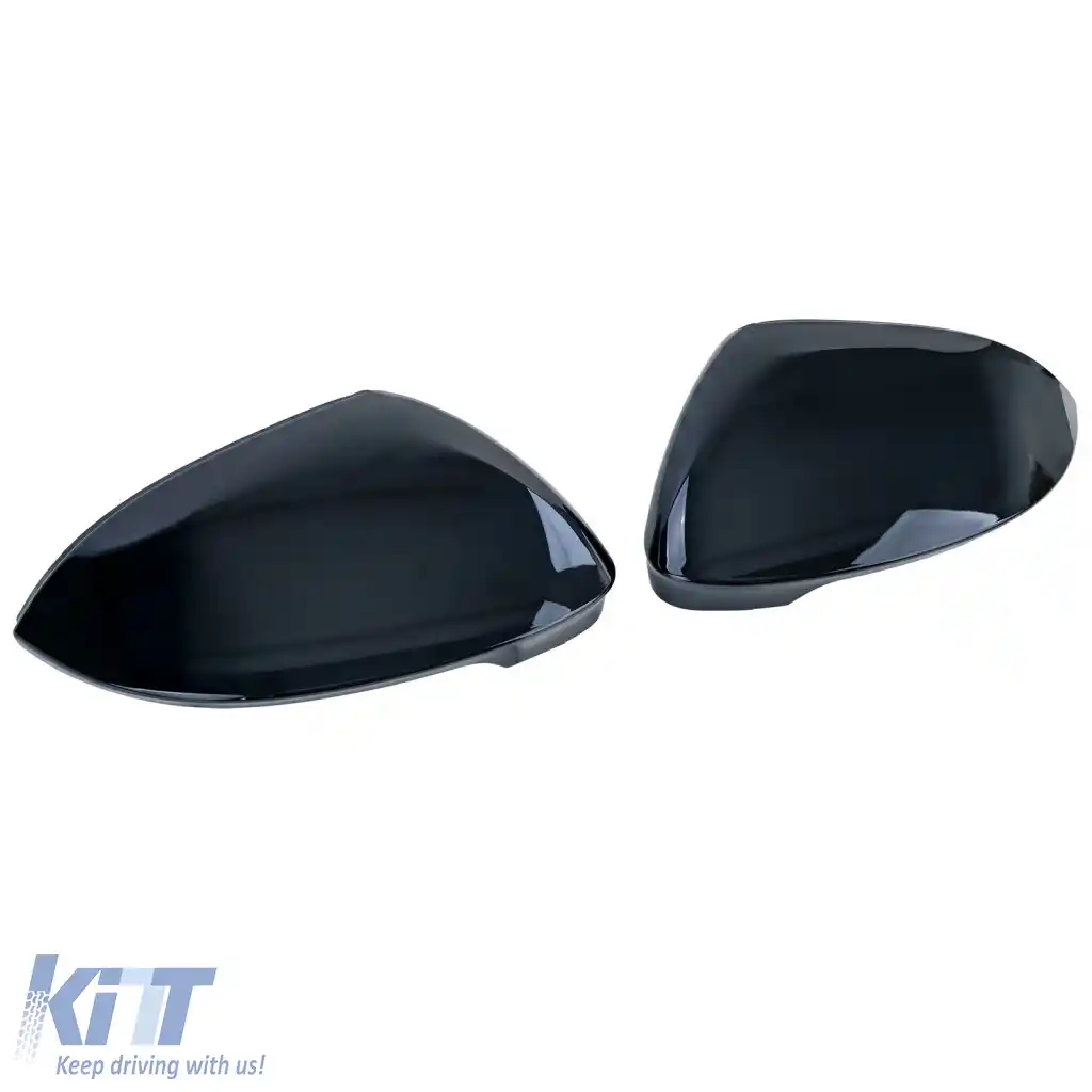 Capace oglinzi negru lucios pentru înlocuire, potrivite pentru VW Golf 8 2020-2023-image-6265920