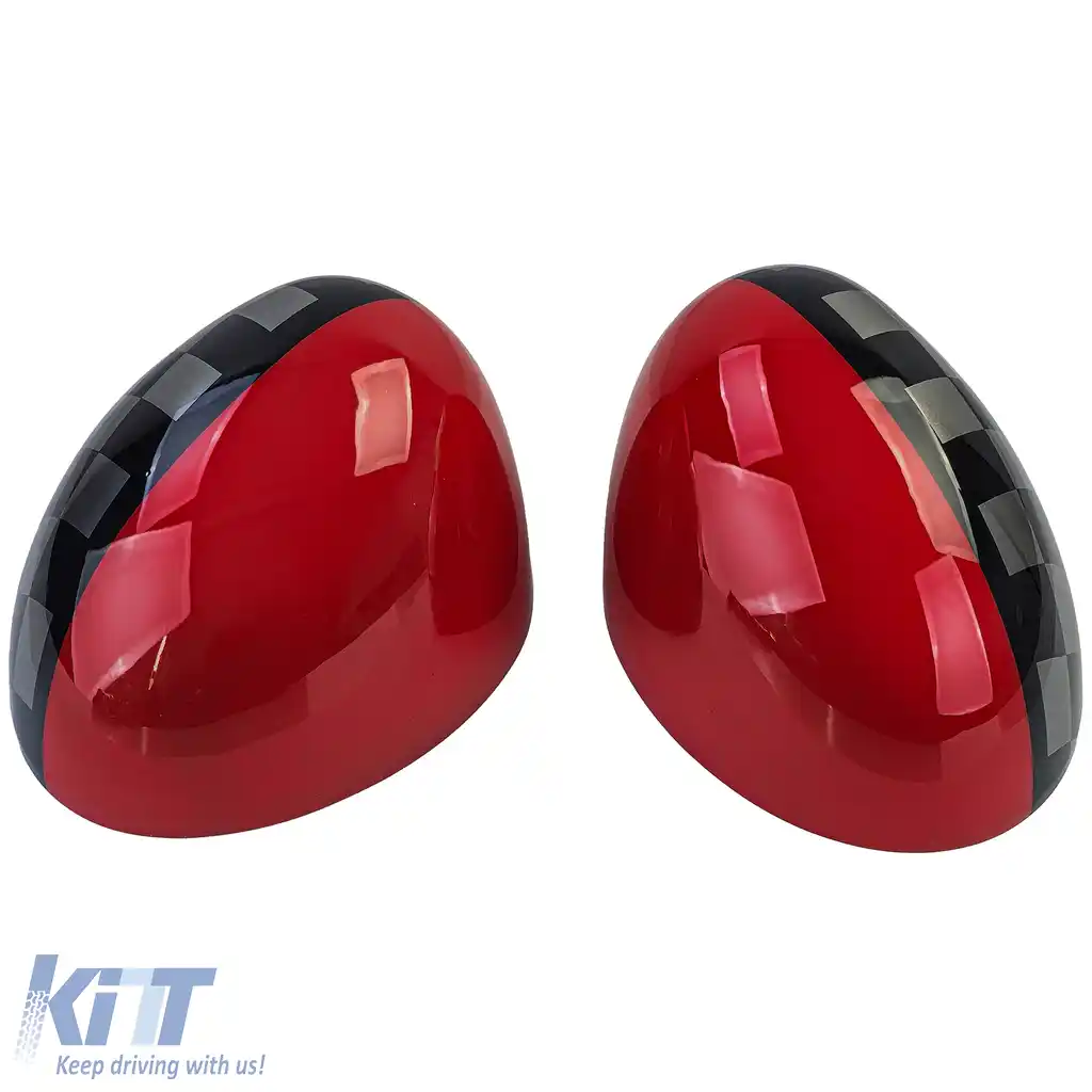 Capace oglinzi Performance Red Black potrivite pentru Mini F54 F55 F56 F57 13-18-image-6205955