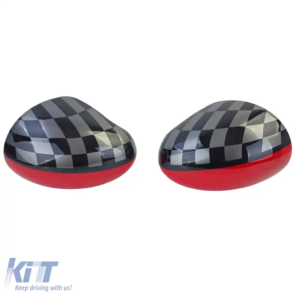 Capace oglinzi Performance Red Black potrivite pentru Mini F54 F55 F56 F57 13-18-image-6205956