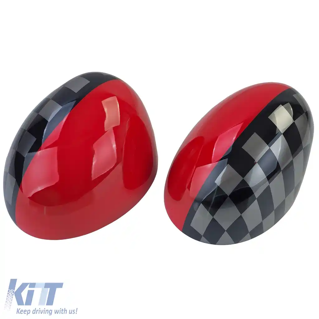 Capace oglinzi Performance Red Black potrivite pentru Mini F54 F55 F56 F57 13-18-image-6205958