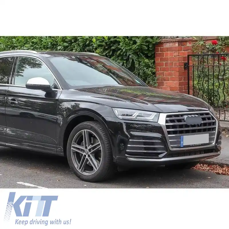 Capace oglinzi potrivite pentru Audi Q5 4M 16-20, Q7 4M 15-19 Carcase Aluminiu Periat 2 Piese-image-6306531