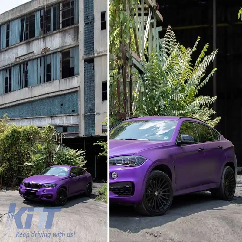 Capace oglinzi potrivite pentru BMW X3 F25, X4 F26, X5 F15, X6 F16 M4 Look Negru Lucios 2 Piese-image-6306873