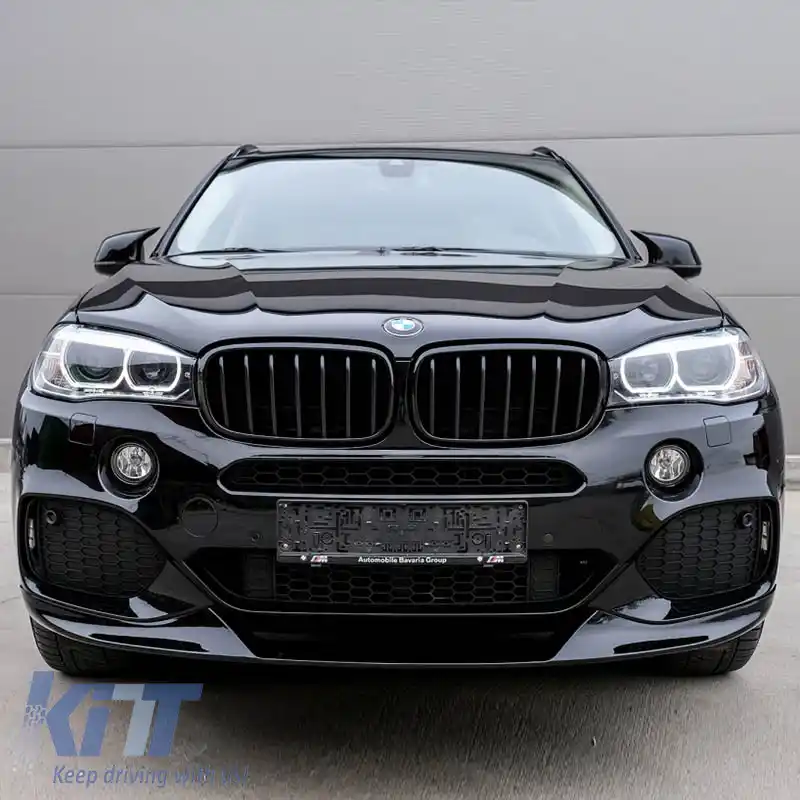 Capace oglinzi potrivite pentru BMW X3 F25, X4 F26, X5 F15, X6 F16 M4 Look Negru Lucios 2 Piese-image-6306877