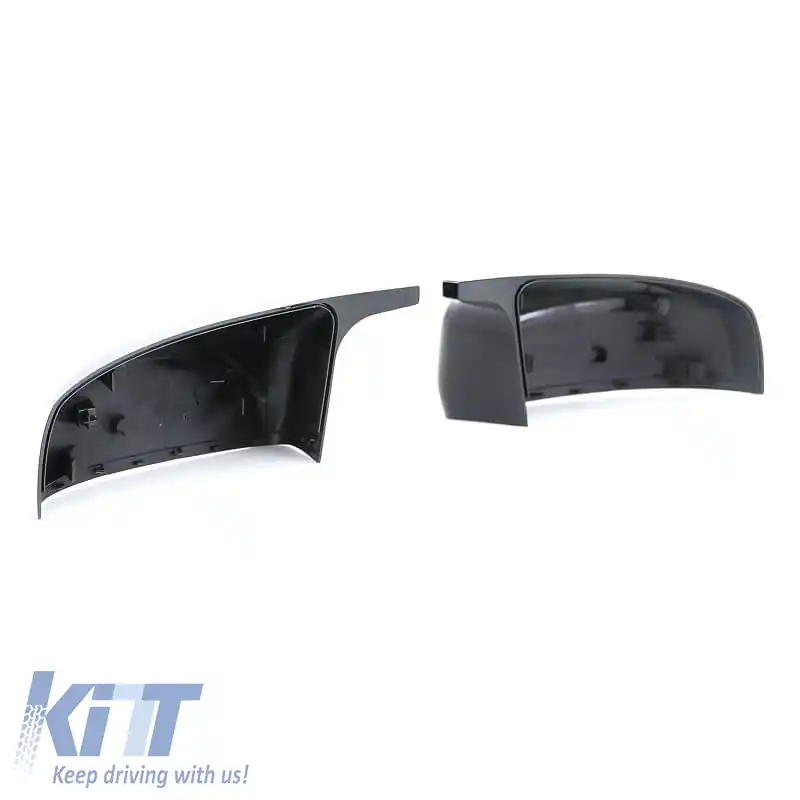 Capace oglinzi potrivite pentru BMW X5 E70 06-13 / X6 E71 08-13 M4 Look Negru Lucios 2 Piese-image-6301038