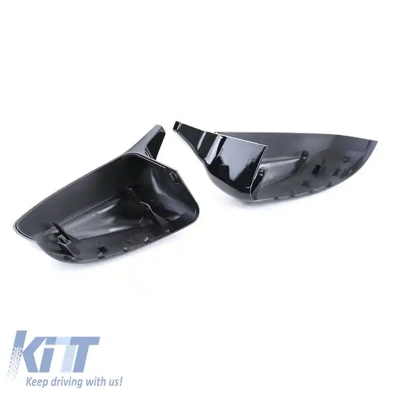 Capace oglinzi potrivite pentru BMW X5 E70 06-13 / X6 E71 08-13 M4 Look Negru Lucios 2 Piese-image-6301039