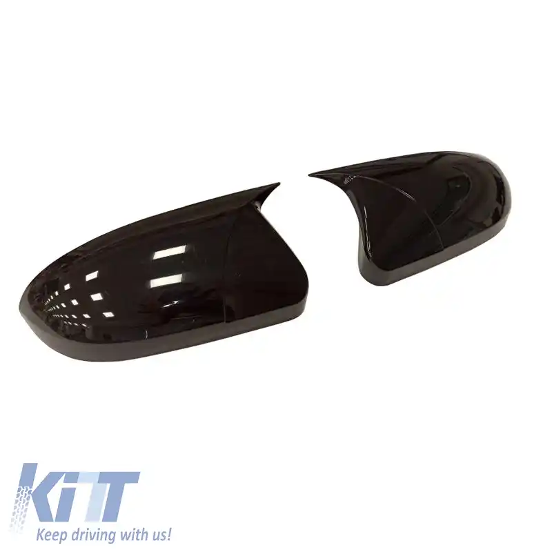 Capace oglinzi potrivite pentru Hyundai I20 2014-2020 Fără Indicatoare Negru Lucios 2 Piese-image-6315380