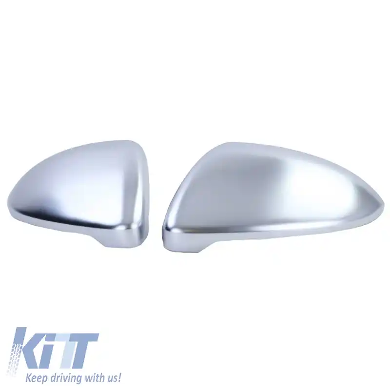 Capace oglinzi potrivite pentru VW Golf VII (7) 12-20 / Touran 15+ Aluminiu periat 2 bucăți-image-6301816
